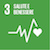 Icona obiettivo tre agenda ONU 2030