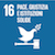 Icona obiettivo sedici agenda ONU 2030